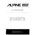 ALPINE 3550 Instrukcja Serwisowa