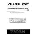ALPINE 7803M Instrukcja Serwisowa