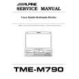 ALPINE TME-M790 Instrukcja Serwisowa
