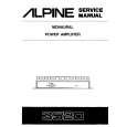 ALPINE 3520 Instrukcja Serwisowa
