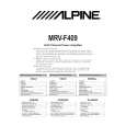 ALPINE MRVF490 Instrukcja Obsługi