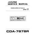 ALPINE CDA7878R Instrukcja Serwisowa