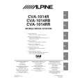 ALPINE CVA1014R Instrukcja Obsługi