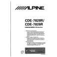 ALPINE CDE-7826R Instrukcja Obsługi