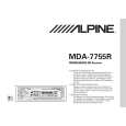 ALPINE MDA7755R Instrukcja Obsługi
