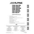 ALPINE CDM-9803R Instrukcja Serwisowa