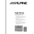 ALPINE TUET011A Instrukcja Obsługi