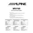 ALPINE MRVF409 Instrukcja Obsługi