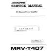 ALPINE MRV-T407 Instrukcja Serwisowa