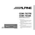 ALPINE CDM7837R Instrukcja Obsługi