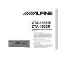 ALPINE CTA1502R Instrukcja Obsługi