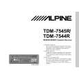 ALPINE TDM7544R Instrukcja Obsługi