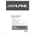 ALPINE ERA-G320 Instrukcja Obsługi